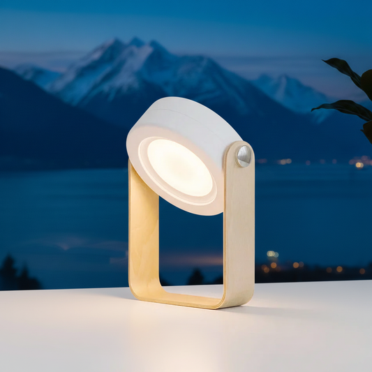 Portable LED Lantern Light Foldable Modern Design USB Rechargeable Tent Night Light for Outdoor Camping Bedroom Use Touch White